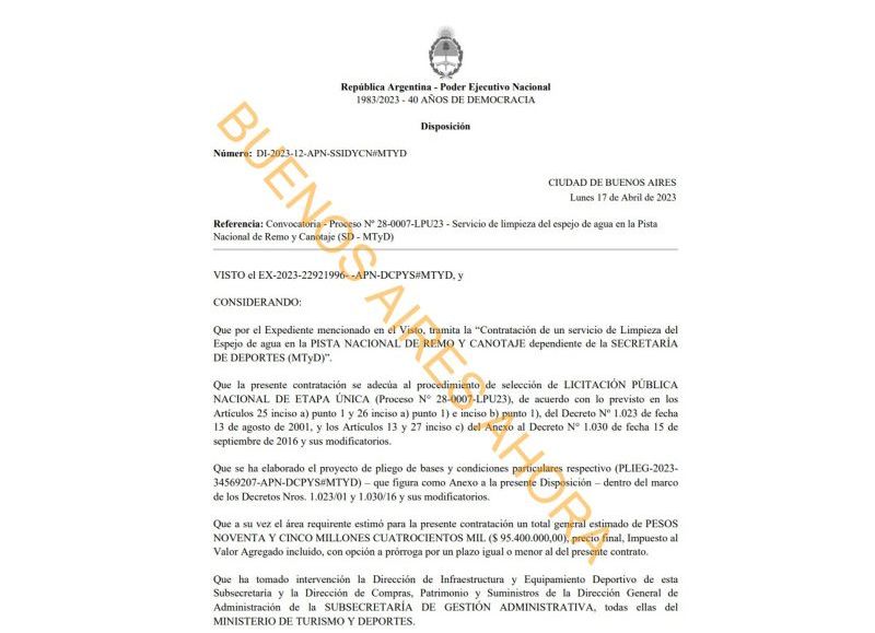 El expediente. (Foto: Buenos Aires Ahora)