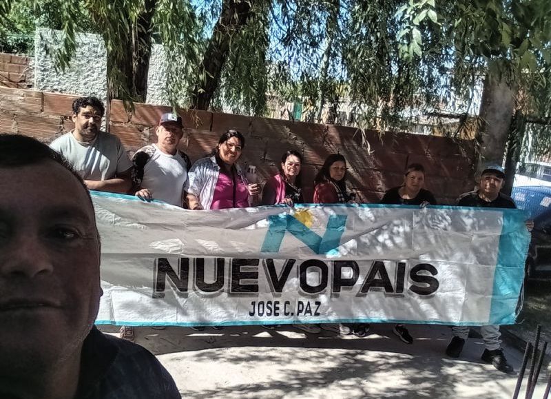 Militantes bonaerenses de José Clemente Paz, del sello Nuevo País.