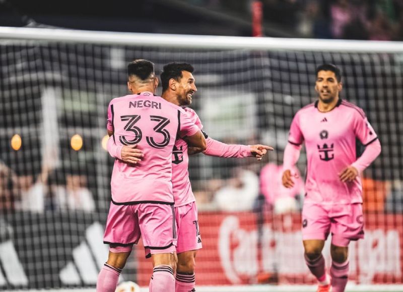 Con un doblete y una asistencia de Leo, Las Garzas golearon 4-1 en su visita a New England por la décima fecha de la MLS.