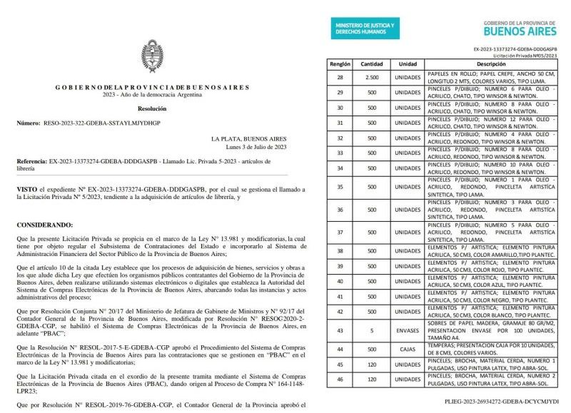 Expedientes y documentos.