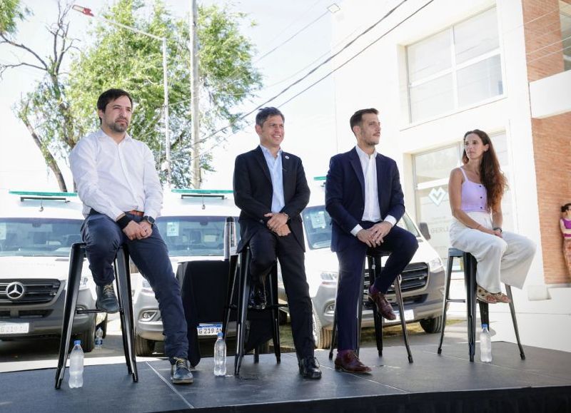 El gobernador Axel Kicillof visitó la localidad junto con parte de su gabinete y acompañó al intendente en el lanzamiento de la nueva herramienta.