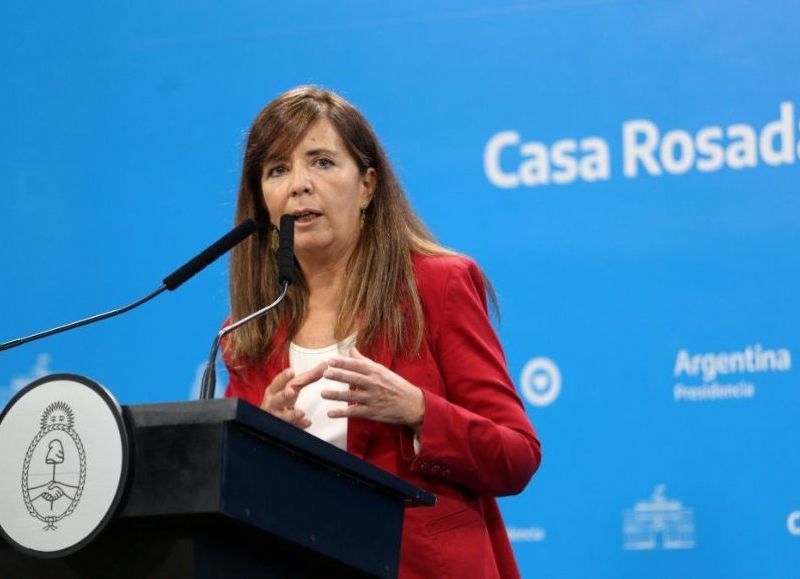 Gabriela Cerruti, portavoz presidencial.