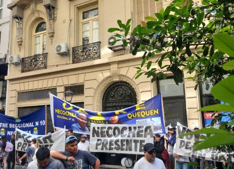 Solo hubo autoconvocados en la marcha.