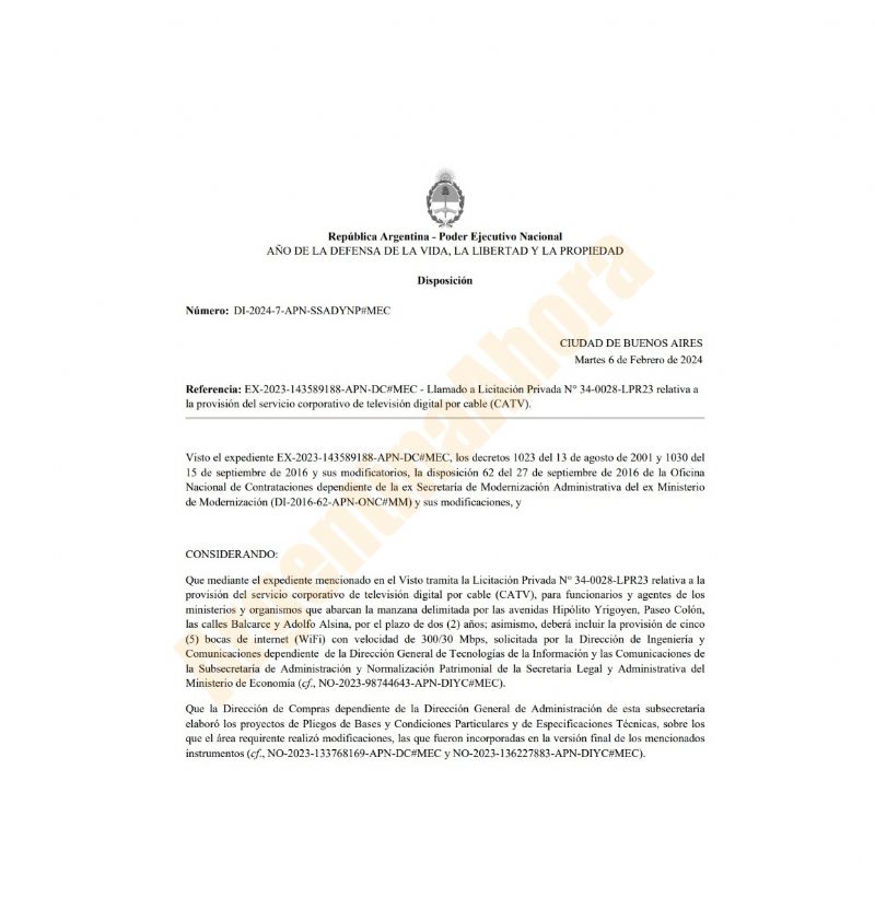 A pesar de las indicaciones de su propia cartera de recortar gastos, el ministro le pagará más de 17 millones de pesos a la familia Pierri, una de las más ricas del país. (Foto: ArgentinaAhora)