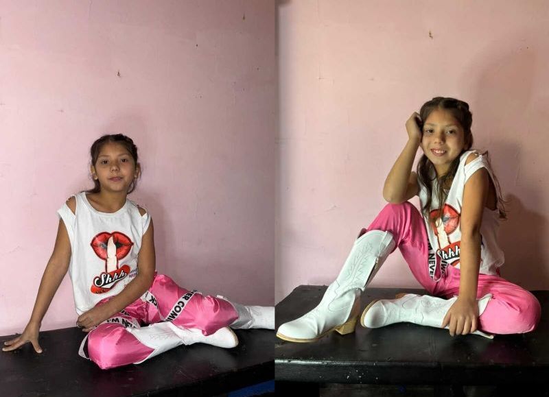 Giuliana Galeano de 9 años de edad.