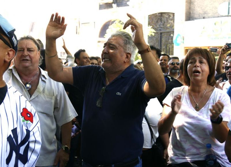 El secretario general del sindicato Julio Rubén Ledesma.