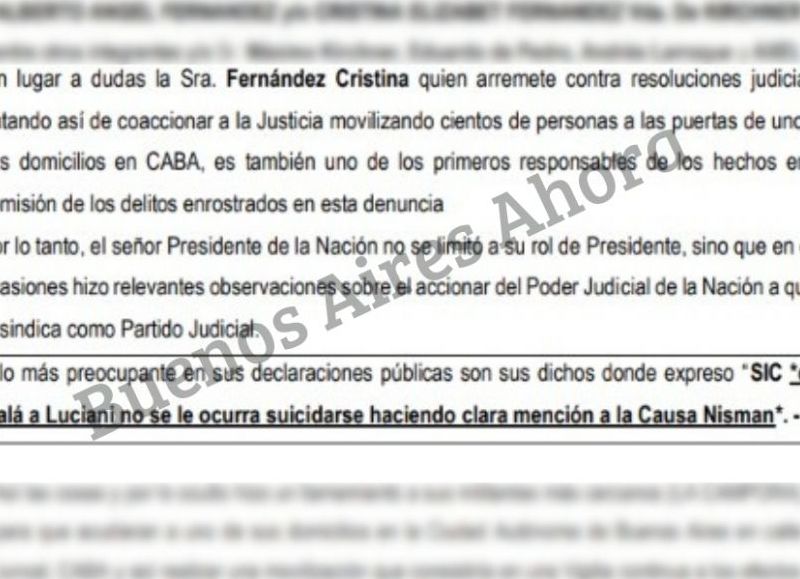 Las amenazas del presidente Alberto Fernández.