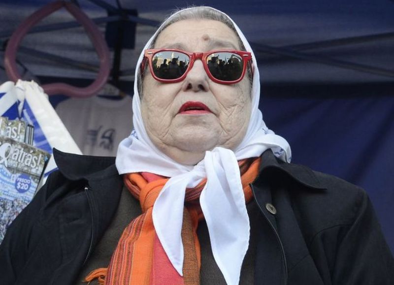 La presidenta de Madres de Plaza de Mayo, Hebe de Bonafini.