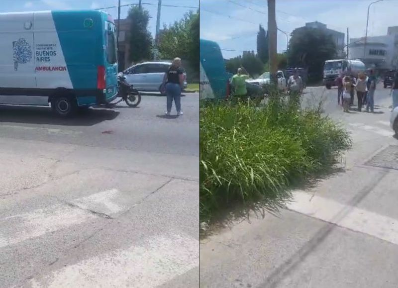 Imágenes captadas en cámara por un vecino de La Plata.