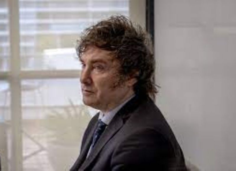 Javier Milei  candidato a presidente de la Nación.