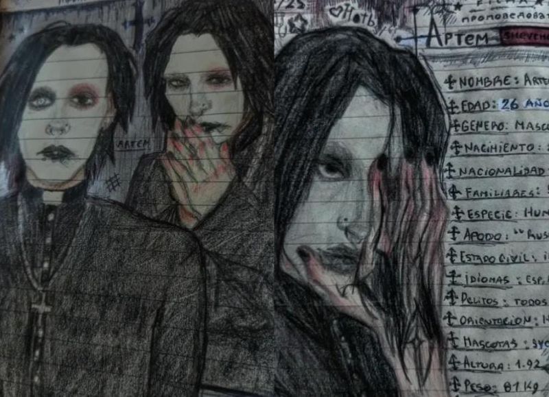 Mía Ayelén Brusco, joven dibujante, explica cómo el retrato y la teoría del color se transformaron en el eje central de su obra artística.