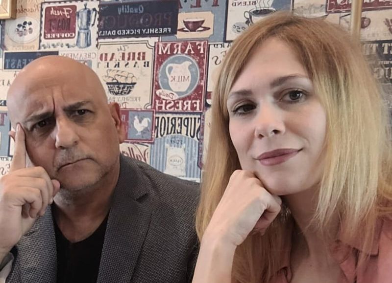 El empresario de medios Mario Casalongue y la legisladora libertaria, en los momentos que se llevaban bien.