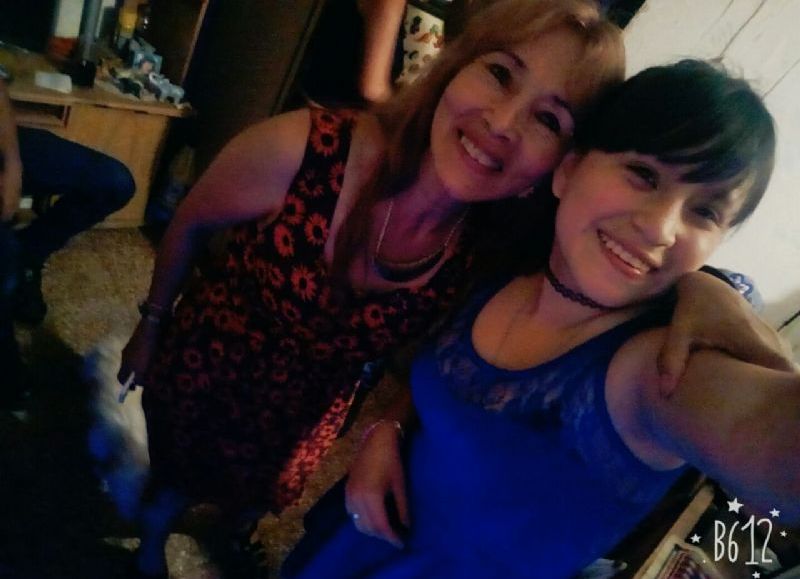 Maruja Pérez Chacón y su hija Cielo Shirley Barrientos.