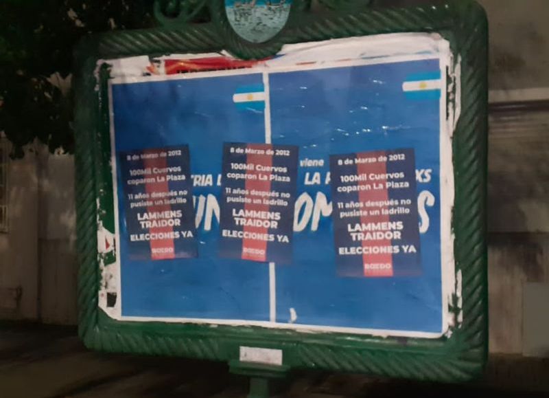 El espacio político de Marcelo Moretti, "Boedo en Acción", apuntó contra el vocal primero y funcionario nacional, Matías Lammens.