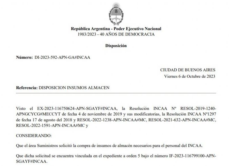 El expediente.