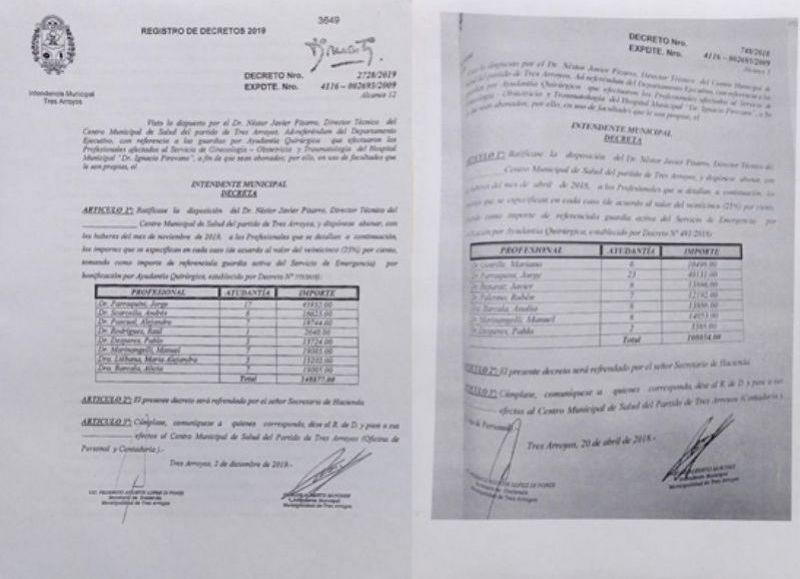Cobros que realizó durante el año.