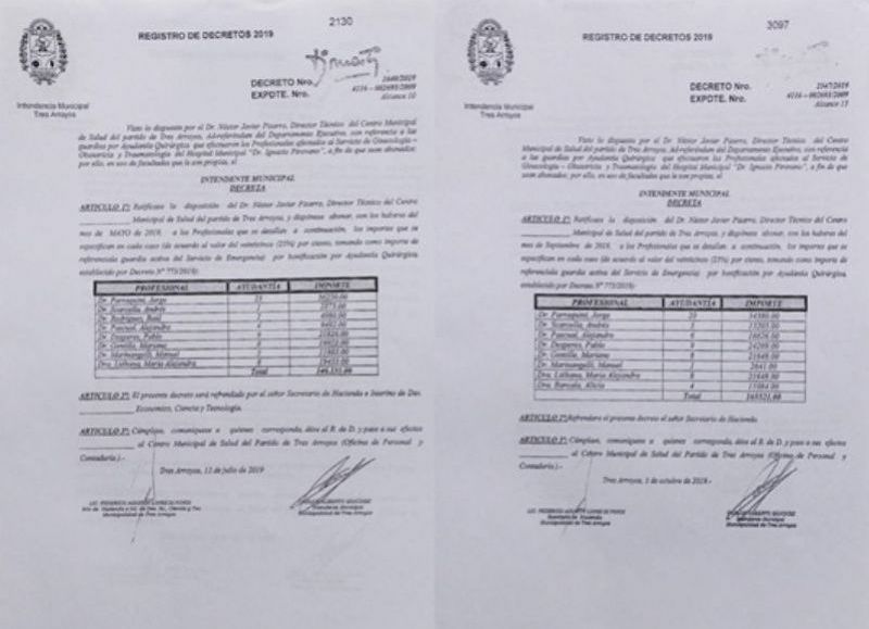 Se decide otorgar una bonificación extralaboral por ayudantías quirúrgicas.