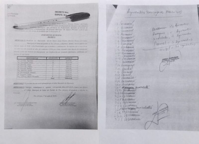 Parraquini ingresó al Centro Municipal de Salud nombrado por el intendente Carlos Sánchez.