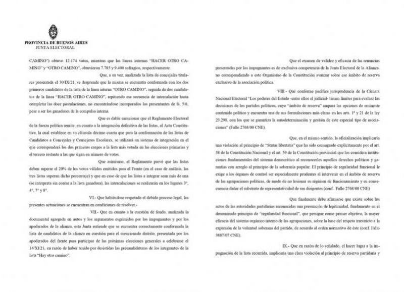 Luego de que circulen noticias falsas sobre la supuesta caída de algunas listas, Nicolás Terrera aclaró la situación.